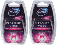 MANIX® Pleasure Vibes Anneau Vibrant 3 Vitesses 2x1 pc(s)