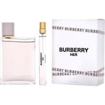 Burberry Her Eau de Parfum 100ml Spray + 10ml Spray Set New 