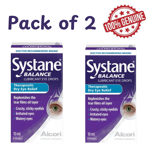 Pack of 2 Systane Balance Lubricant Eye Drops 10ml