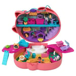 Polly Pocket Coffret Shani Sac Chat Câlin sur Le thème vétérinaire avec 2 Mini-Figurines et 18 Accessoires, Jouet Enfant, Dès 4 Ans, HGT16