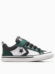 Converse Kids Sport Lux Pro Blaze Strap Trainers, Green, Size 1 Older