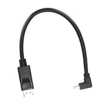 DP till MiniDP-adapter Multifunktionell Stödjer 8K 60Hz 4K144Hz Tvåvägsöverföring Mini DisplayPort-adapter Nedåtböjd