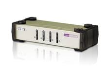 ATEN – KVM switch, 1 console controls 4 computers, OSD, USB & PS/2 (CS84U-AT)