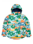 Frugi Boys Snow And Ski Coat, Multi, Size Age: 3-4 Years