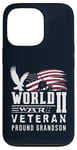 iPhone 13 Pro World War II 2 Veteran Proud Grandson Service Eagle Flag Case