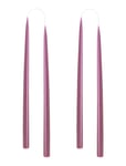 Kunstindustrien Hand Dipped Candles, 4 Pack Lila