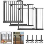 Barrière de Sécurité Extensible, Barrière de Pression Sans Perçage, Grilles de Porte Barrières pour Bébé et Chiens, Porte de Protection D'escalier en