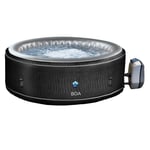 Spa gonflable boa rond noir effet croco - 5 places