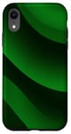 Coque pour iPhone XR Vert Esthétique Abstrait Minimal Patterns