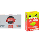 A Little Wordy by Exploding Kittens - Card Games for Adults Teens & Kids - Fun Family Games & Happy Salmon by Exploding Kittens - Card Games for Adults Teens and Kids - Fun Family Games