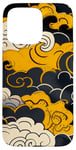 Coque pour iPhone 15 Pro Max University Varsity-Gold Cloud View Varsity-Gold Yellow