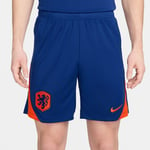 Nederland Treningsshorts Dri-fit Strike - Navy/oransje - Nike, størrelse Large