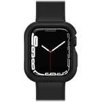 OtterBox All Day Bumper pour Apple Watch Series 9/8/7 - 41mm, Antichoc, anti-chute, élégant étui de protection Watch, protège l'écran et les bords, Noir/Gris