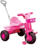 DOLU Unicorn My First Trike Kids Pedal Tricycle with Parent Walker Handle - Pink