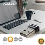 Nedis V4BK USB Bluetooth 4.0 Wireless Dongle Adapter For Windows PC Laptop