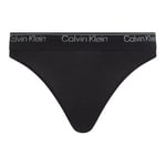 Calvin Klein Trosor Modern Seamless Thong Svart X-Large Dam