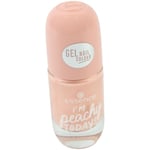 ESSENCE GEL NAIL POLISH I'm Peachy Today Shade Long Lasting Shiny Colour 8ml UK