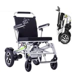 Home Accessories Elderly Disabled Electric Wheelchair Lightweight Manual Electric Intelligent Remote Control Wheelchair Elderly Disabled Vibration Fourwheeled Vehicle Scooter (Lithium Ion Battery 2