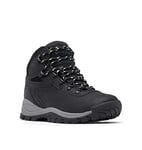 Columbia Women's Newton Ridge Plus mid rise hiking boots, Black (Black x Chalk), 10 UK