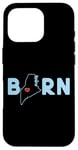 Coque pour iPhone 16 Pro Born in State of Maine with Maine in the word Born