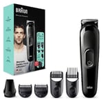 Braun 6-In-1 All-In-One Trimmer Series 3, Male Grooming Kit With Beard Trimmer, 