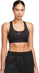 Nike DX6817-010 W NK SWSH LGT SPT Bra Sports Bra Femme Black/White Taille XS