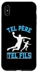 Coque pour iPhone XS Max Tel père tel fils accessoire ballon handball humour