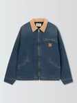 Carhartt WIP OG Detroit Jacket, Blue/Dusty Brown