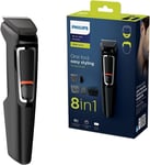 Philips MG3730/13 Multigroom Series 3000 8-in-1 Hair Clippers Beard Stubble Nose