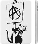 Banksy Mouse Ipad Case 2020 Matériau Tpu Résistant Aux Chocs Réglage Automatique De L'angle De Veille/Réveil Mignon Housse De Protection Transparente 10.2in