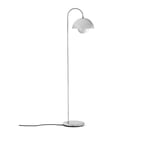 &Tradition - Flowerpot Floor Lamp VP12 Chrome-plated - Silver - Läslampor