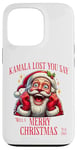 iPhone 13 Pro Kamala Lost Merry Christmas - Funny Christmas 2024 Election Case