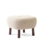 &Tradition - Little Petra Pouf Karakorum 003/Walnut - Fotpallar - Viggo Boesen