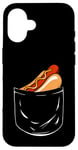 iPhone 16 Hot Dog In Pocket Fun Pocket Food Design Case