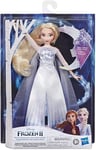 Boîte Cassé Poupée 30cm Elsa Chanteur Seulement Langue Français FROZEN 2 HASBRO