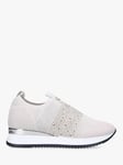 Carvela Janeiro Diamante Mesh Slip-On Trainers, Putty