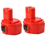 2X Shentec 14.4V 3.5Ah Ni-MH Batterie pour Makita PA14 1420 1422 1433 1434 14...