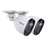 Swann Security Spotlight Motion Security Camera with 2-Way Audio - Twin Pack