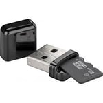 Minneskortläsare USB 2.0, läser micro SD