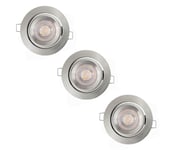 Ledvance - SETTI 3x LED Himmennettävä upotettava valaisin SIMPLE LED/4,9W/230V