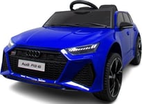 Audi Audi Rs6 Gt Blue Eva Batteri Bil Läder Fjärrkontroll