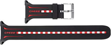 Cressi Giotto Strap for Dive Computer - Black/Red