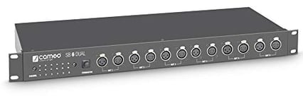 Cameo SB 6 DUAL - Splitter/Booster DMX 6 canaux (XLR 3 points et XLR 5 points)