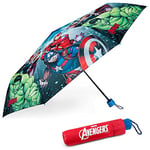 BONNYCO Parapluie Anti Tempete Enfant Avengers Parapluie Pliant pour Sac, Sac à Dos ou Voyage | Parapluie Compact avec Structure Renforcée | Mini Parapluie Enfant - Cadeaux Originaux Garcon