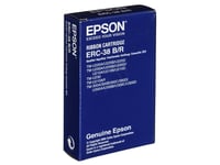 Epson Erc 38Br - Svart, Röd - Färgband - För Omnilink Tm-U220  Tm U200, U220, U230, U300, U325, U375