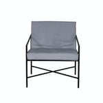 Venture Home Fåtölj Rakel Manchester Single Sofa - Black / Grey Corduroy 15578-995