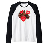 Star Wars Chewbacca Chews You Heart Valentine’s Day Raglan Baseball Tee