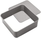 Judge JB33 Non-Stick Square 9" Cake Tin with Loose Base, Dishwasher Safe 23cm x 23cm x 8cm - 5 Year Guarantee