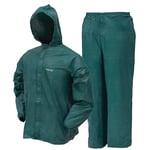 FROGG TOGGS Men's Ultra-Lite2 Waterproof Breathable Rain Suit, Green, M