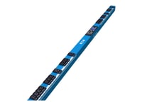 Eaton Metered Input Rack Pdu Emib08-30B - Strømfordelerenhet (Kan Monteres I Rack) - Ac 200-240 V - 7.4 Kw - Enkeltfase - Ethernet, Rs-232 - Inngang: Iec 60309 32A - Utgangskontakter: 42 (6 X Iec 60320 C19, 36 X Iec 60320 C13) - 0U - 3 M Kabel - Blå